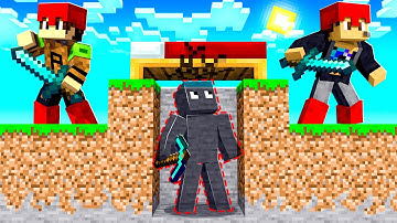 I Tricked My Friends in Minecraft BEDWARS