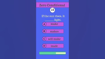 IF The Sun Rises, It _______ Light. Zero Conditionals #shorts