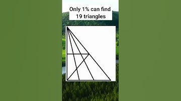 How many triangles can you see? #triangle #counting #rap #music