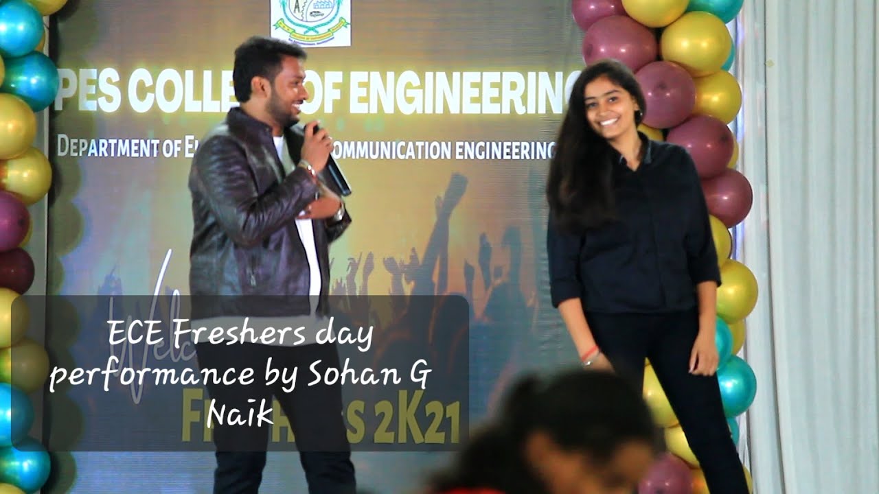 ECE Freshers Day Performance PESCE Mandya Sohan G Naik Use 
