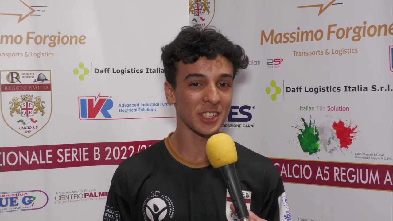 Intervista a Achraf Lafif post OR Reggio Emilia - Aposa: 7-1 - YouTube