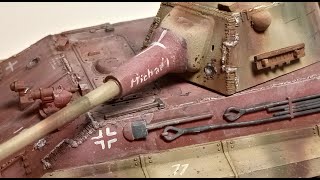 Building And Painting Wunderwaffe tank!! /  1/72 E50 Modelcollect