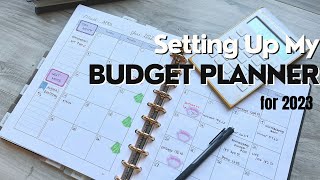 Setting Up My Budget Planner for 2023 #gettingreadyfor2023 #vlogmas2022