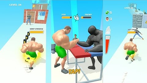 Record Breking Muscle Rush Max Level Gameplay Walkthrough (Android-iOS)#shorts #musclerushmaxlevel