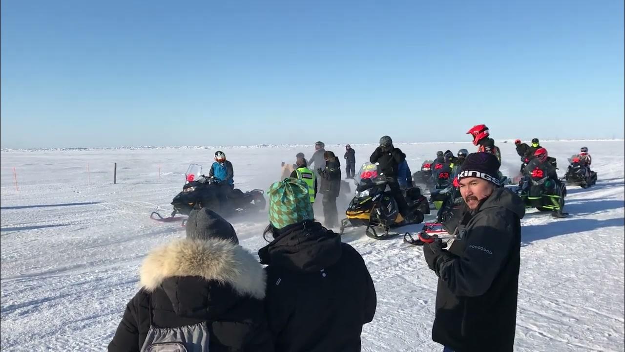 2023 NomeGolovin Snowmachine Race Start YouTube