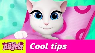 Talking Angela’s Cool Tips for Getting up (Become a Morning Person!) Resimi