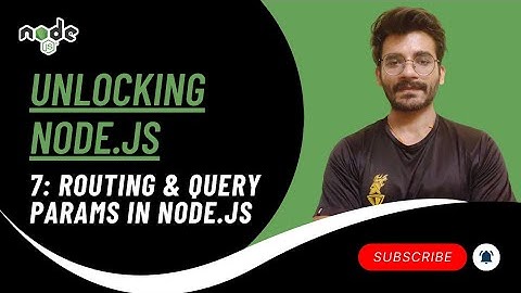 Routing & Query Parameters in Node.js (HTTP Module) (2025) | Unlocking Node.js #7