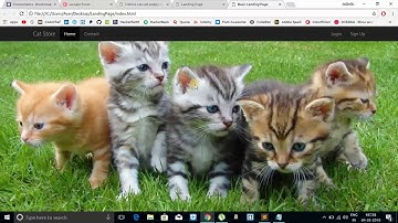 Full screen landing page using HTML, CSS and Bootstrap