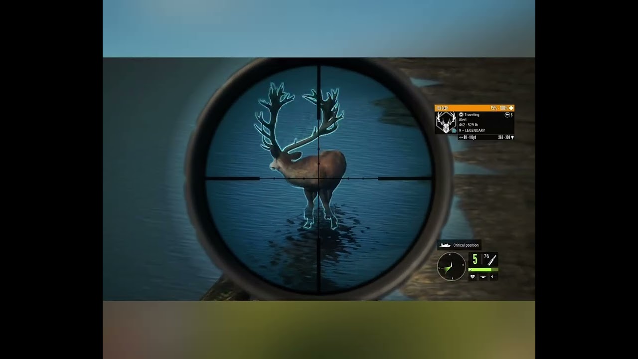 My biggest diamond red deer ever in COTW
