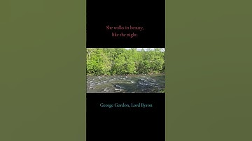 Thumbnail of Performance of "She walks in Beauty like the night" written by Lord Byron