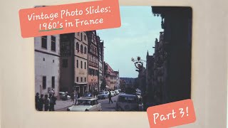 Vintage Photo Slides | 1960's France | Vintage Photography | Summer Vacation | Thrifted Photos
