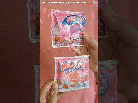 pop ice or milkjus 🤔🏆#cemilanenak #shorts #viral #video