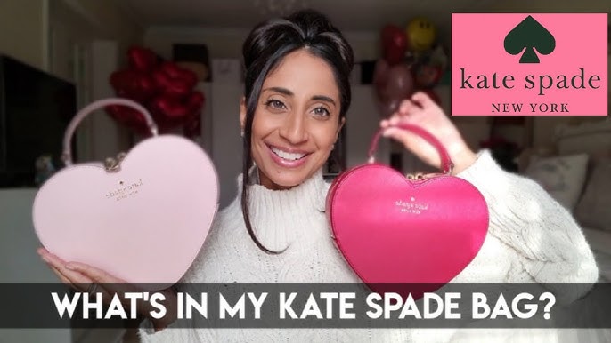 Kate Spade Love Shack Heart Bag Review, What's in my Bag?