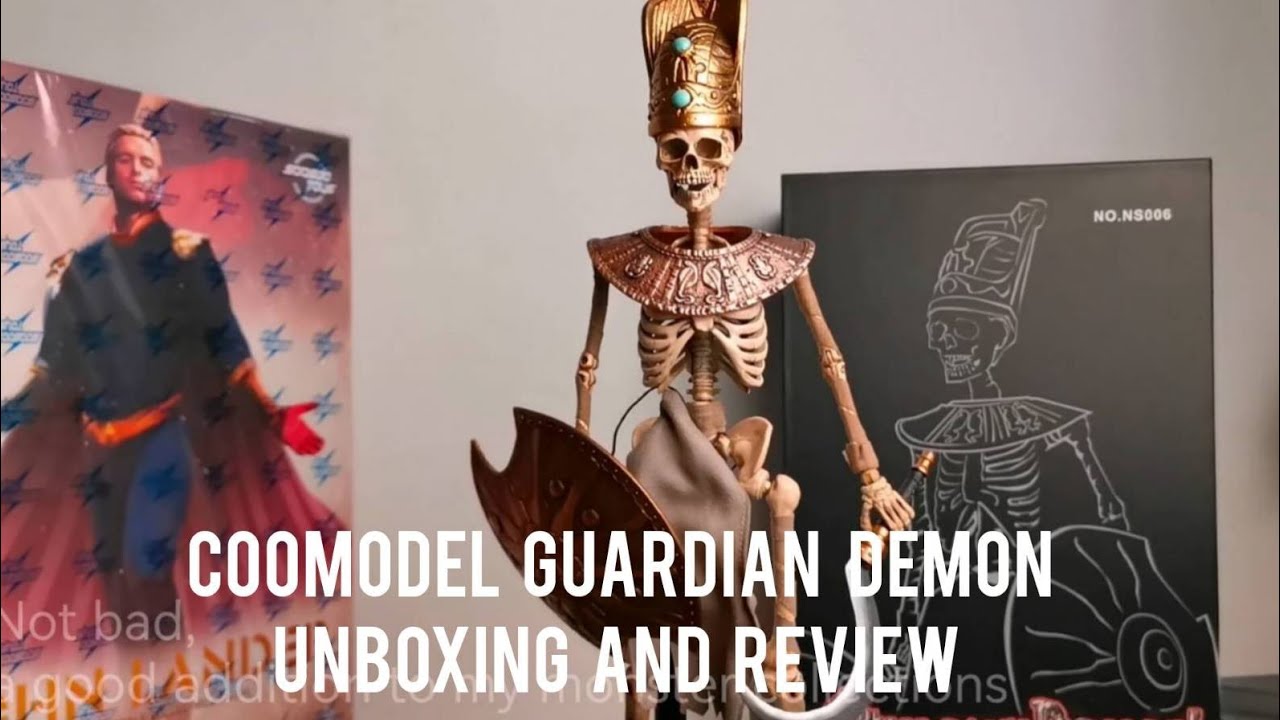 COOMODEL 1/6エジプト ガーディアン デーモン メタルボディNS006 Unboxing Coomodel Guardian Demon 1/6 scale - YouTube