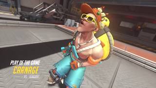 POTG: CaRNage - Junkrat/ Zarya Sextuple Kill