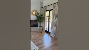 Custom Amazon linen curtains. I chose the off white, pinch pleat with blackout lining☺️ #amazonhome