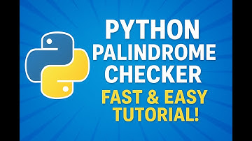 🔥 Python Palindrome Checker  Fast & Easy Tutorial