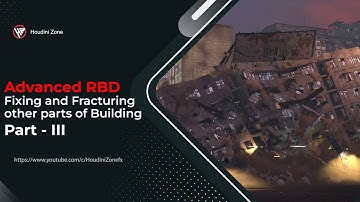 Fixing and Fracturing other parts  | RBD Tutorial Part 3 | Houdini Zone | 19.5 |