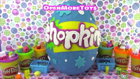 Shopkins Season 1 Giant Playdoh Surprise Egg  Limited Edition Hunt