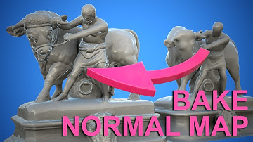 Bake Normals Map in 3ds Max 2021 (tutorial)