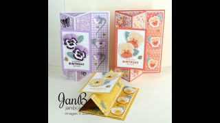 No.635 - Vertical Easel Card - JanB UK Stampin' Up! Independent Demonstrator