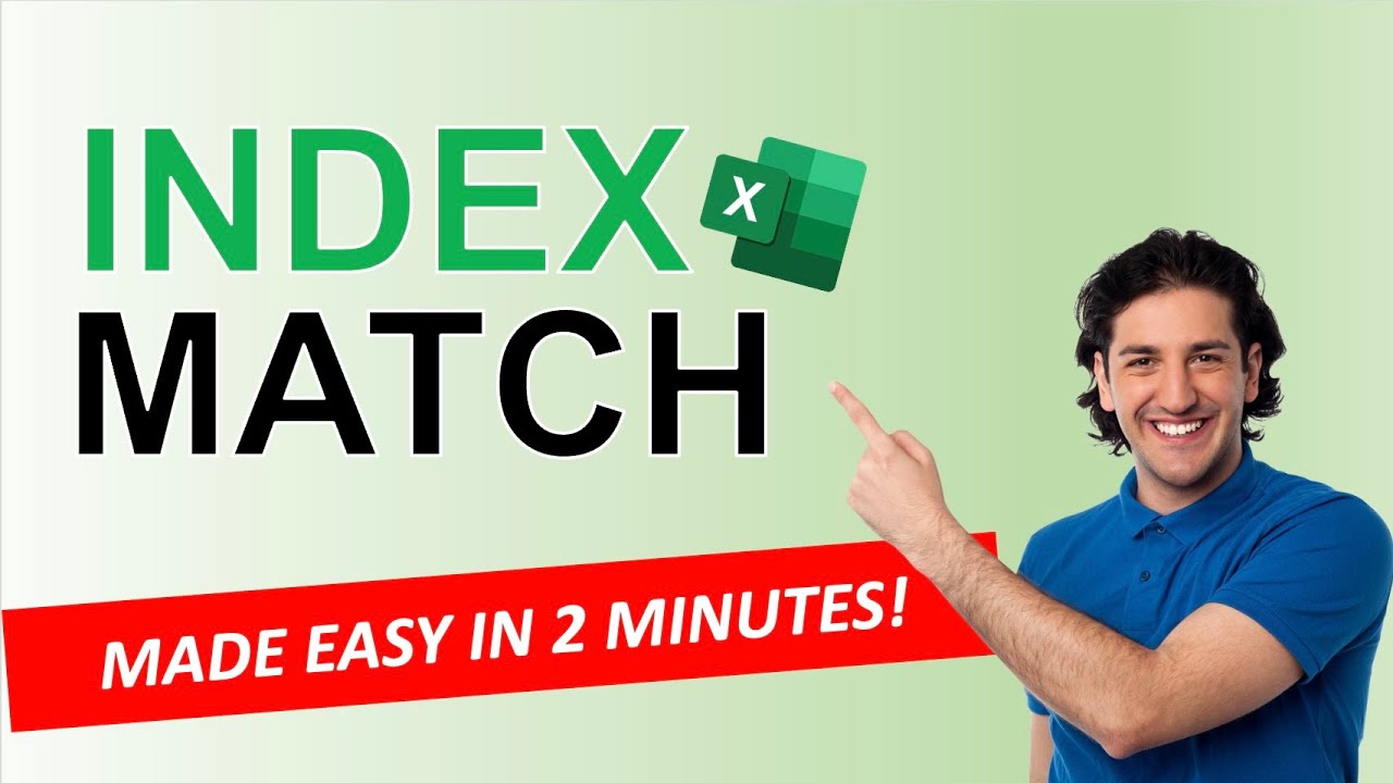Learn EXCEL INDEX & MATCH in less than 2 minutes - YouTube