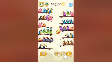 Bird Sort Color Level 101┃Complete Level┃Sorting Games