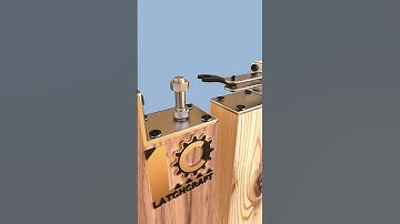 This Sliding Gate Lock Will Blow Your Mind! 😲🔐 #LatchCraft #Shorts #GateLock #diy #slidinglatch