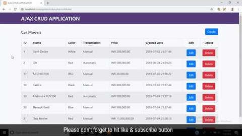 Simple Ajax Codeigniter CRUD application in Hindi (Introduction)