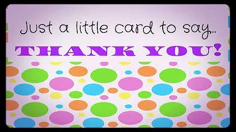 thank you