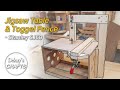직쏘로 만든 테이블쏘 & 토글 조기대 만들기 [목공 DIY] │Jigsaw tablesaw & toggle fence [woodworks]