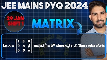 Let A = [ ] and |2A|³ = 2²¹ where α, β ∈ Z, then a value of a is