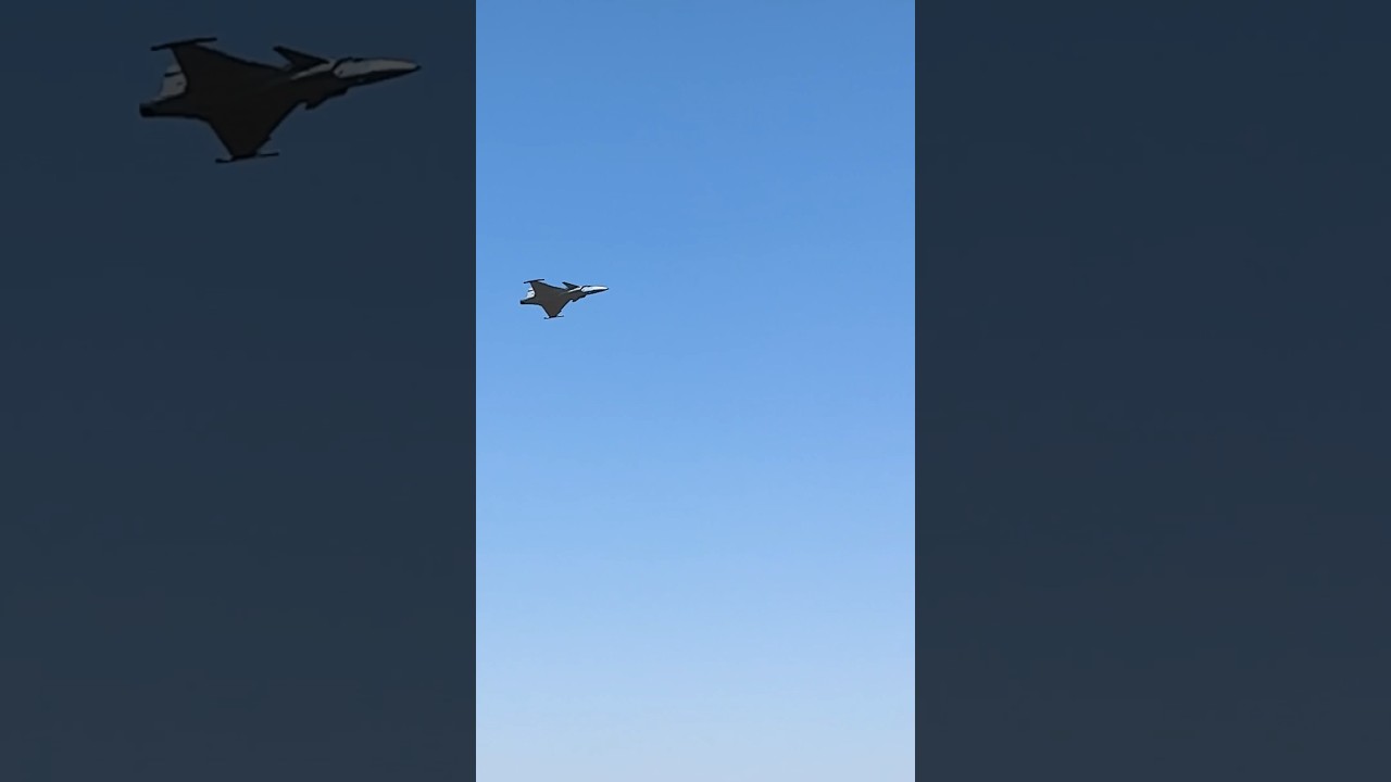 Passagem tão esperada do F-39 Gripen da FAB😃