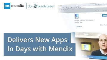 Testimonial: Dun & Bradstreet Delivers New Apps in Days with Mendix