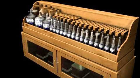 MIDI Driven Animation - Beer Bottle Organ