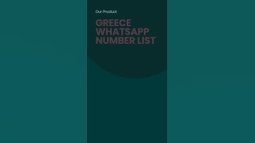 Greece WhatsApp Number List | Bulk Email Data