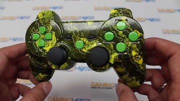 "Biohazard Skulls Green" Playstation 3 Modded Controller