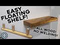 Easy Live Edge Floating Shelf - NO WELDING