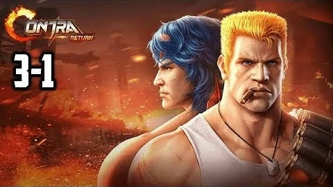 Garena Contra: Return Level 3-1 Onto The Deck Full Walkthrough | Garena Contra Android Gameplay