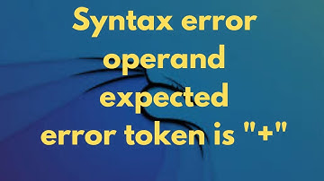 Syntax error operand expected (error token is "+") [SOLVED]