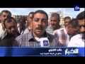 سائقو شركة كهرباء إربد يضربون