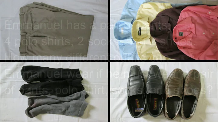 Fundamental counting principle - "Outfits"