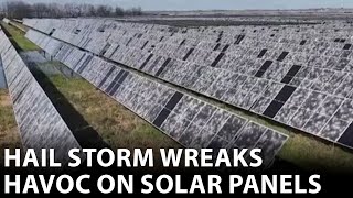 Texas residents have contamination concerns after solar panel's damaged