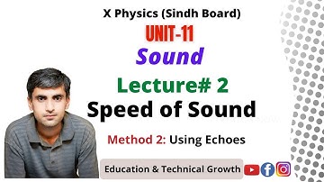 Speed of Sound | Steps to Measure Speed of Sound using Method 2: Using Echoes