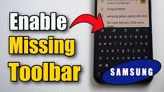 How to Turn On Missing Toolbar & Emojis on Keyboard Samsung Phone (Best Method) screenshot 5