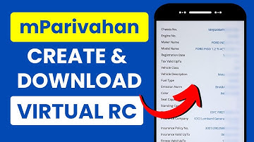 How to Create and Download Virtual RC Online in NextGen mParivahan Application?