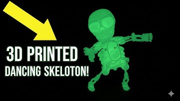 The COOLEST Thing You Can 3D Print For Halloween, A Dancing Skeleton!