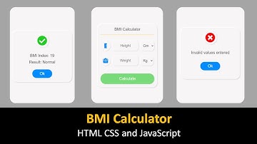 BMI calculator using HTML, CSS and JavaScript || Neumorphism UI design || Mobile responsive