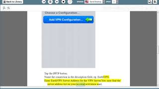 Set up EarthVPN PPTP on iPhone/iPad/iTouch screenshot 3