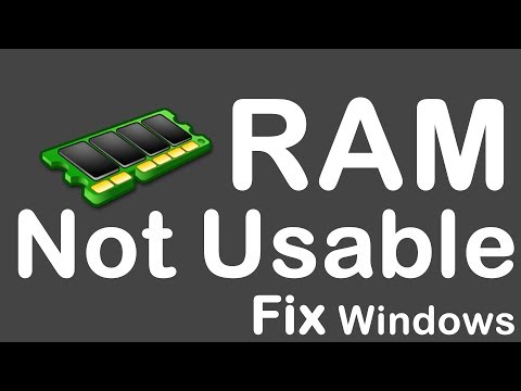 How to fix GB usable ram problem Under Windows | Easy Way to Fix RAM problem in Windows 2018